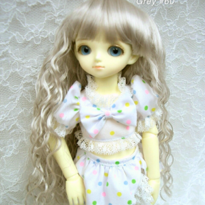 Wig / 6-7 inch / Medium Long Wave (Grey #60)