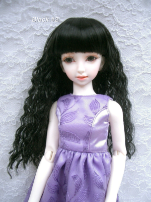 Wig / 6 inch / Long Wave (Black #2)