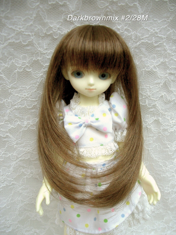 Wig / 6-7 inch / Semi-long Layer (Darkbrownmix #2/28M)