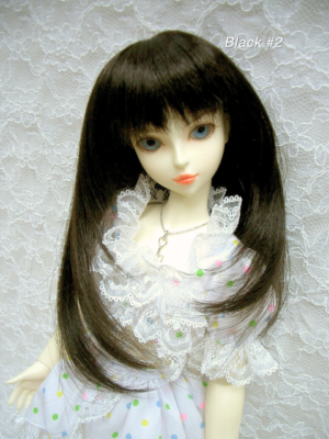 Wig / 6-7 inch / Semi-long Layer (Black #2)