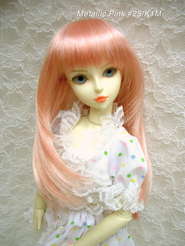 Wig / 6-7 inch / Semi-long Layer (Metallic Pink #25/K1M)