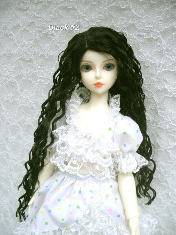 Wig / 6-7 inch / Long Wave (Black #2)