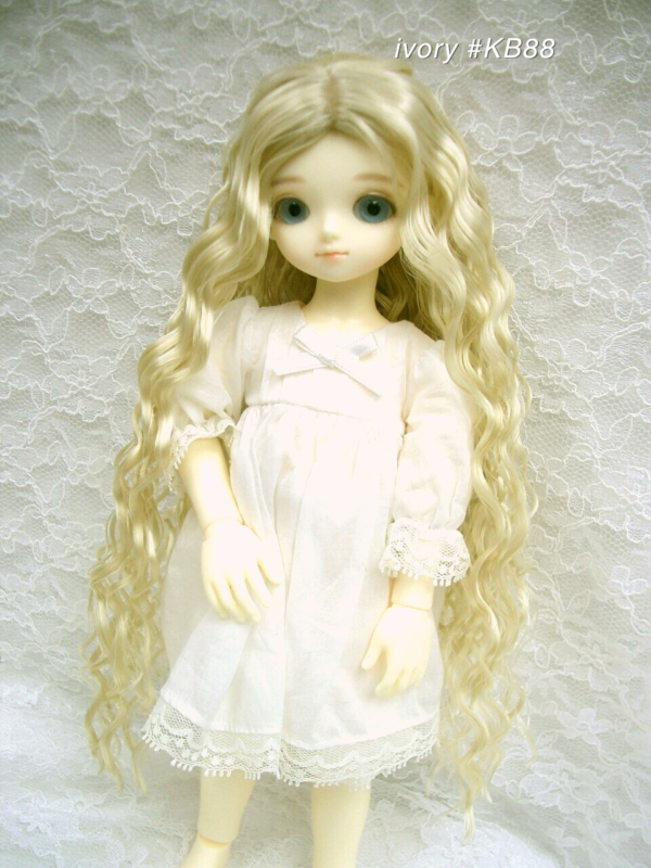 Wig / 6-7 inch / Long Wave (Ivory #KB88)