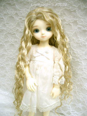Wig / 6-7 inch / Long Wave (Lightgoldmix #GL26)