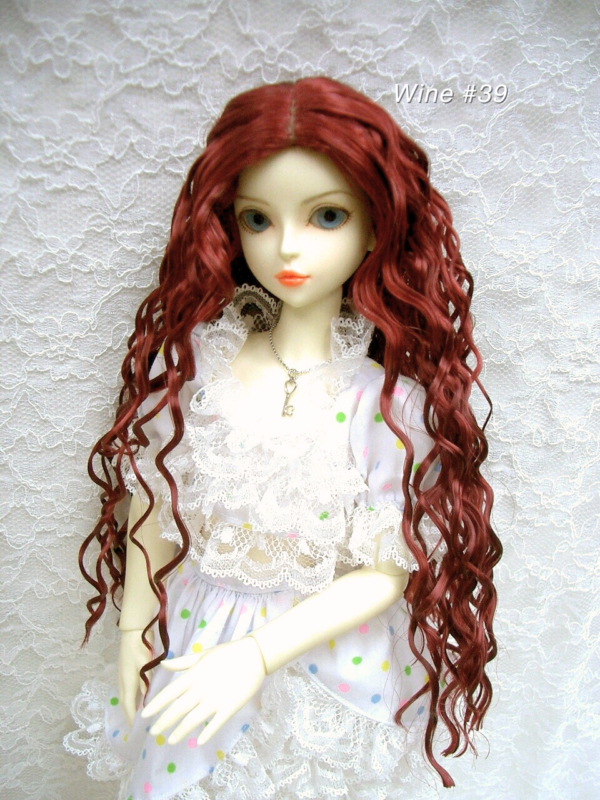 Wig / 6-7 inch / Long Wave (Wine #39)