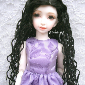 Wig / 6 inch / One-length Long Wave (Black #2)