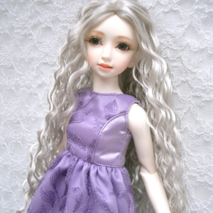 Wig / 6 inch / One-length Long Wave (Grey #60)