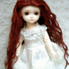 Wig / 6 inch / One-length Long Wave (Wine #39)