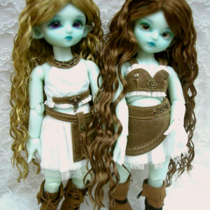 Wig / 6 inch / One-length Long Wave (Lightgoldbrown #25)