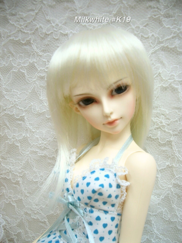 Wig / 6-7 inch / Gradation Layer (Milkwhite #K19)