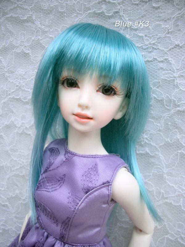 Wig / 6 inch / Semi-long (Blue #K3)