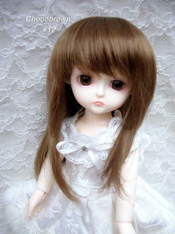 Wig / 6 inch / Semi-long (Chocobrown #12)
