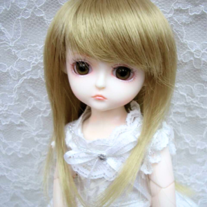 Wig / 6 inch / Semi-long (Lightgoldbrown #25)