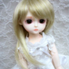 Wig / 6 inch / Semi-long (Lightgoldmix #GL26)