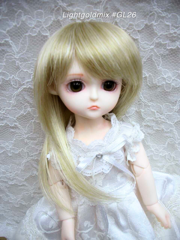 Wig / 6 inch / Semi-long (Lightgoldmix #GL26)