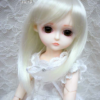 Wig / 6 inch / Semi-long (Milkwhite #K19)