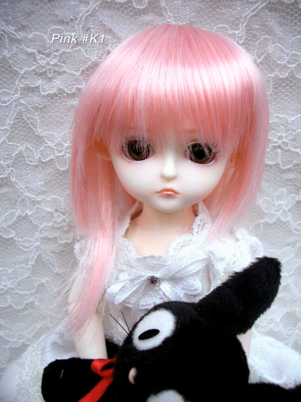Wig / 6 inch / Semi-long (Pink #K1)