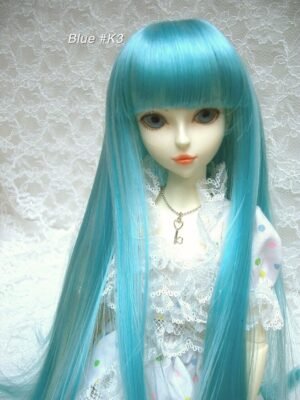 Wig / 6-7 inch / Long Straight (Blue #K3)