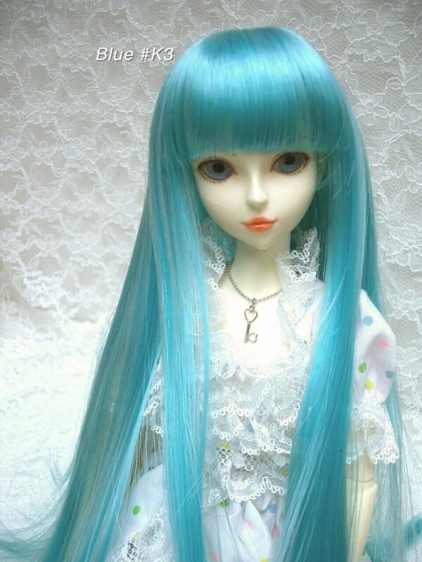 Wig / 6-7 inch / Long Straight (Blue #K3)