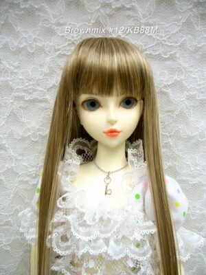 Wig / 6-7 inch / Long Straight (Brownmix #12/KB88M)