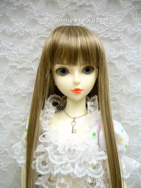 Wig / 6-7 inch / Long Straight (Brownmix #12/KB88M)