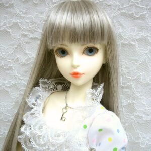 Wig / 6-7 inch / Long Straight (Greymix #56)