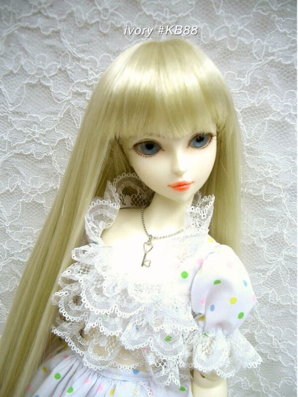 Wig / 6-7 inch / Long Straight (Ivory #KB88)