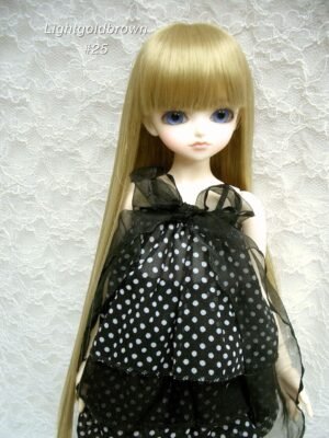 Wig / 6-7 inch / Long Straight (Lightgoldbrown #25)