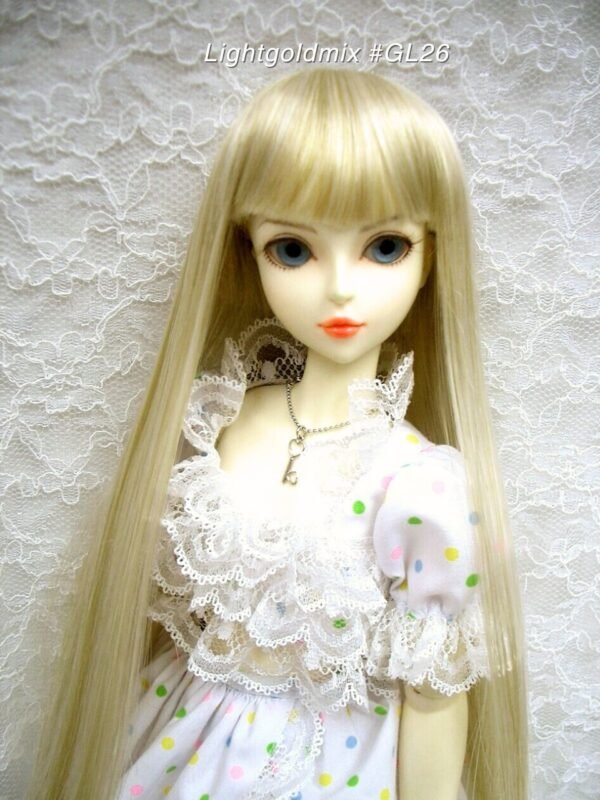 Wig / 6-7 inch / Long Straight (Lightgoldmix #GL26)