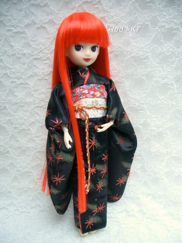 Wig / 6-7 inch / Long Straight (Red #K7)