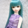 Wig / 6 inch / Long Straight (Blue #K3)