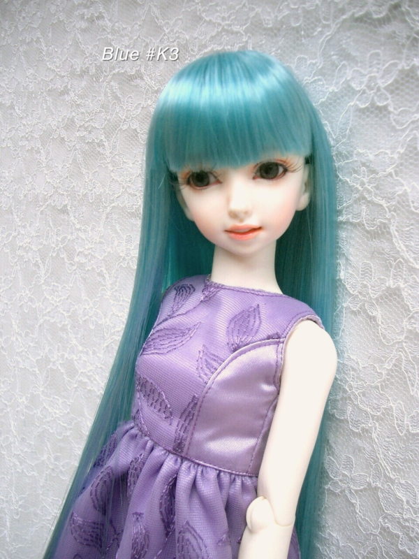 Wig / 6 inch / Long Straight (Blue #K3)