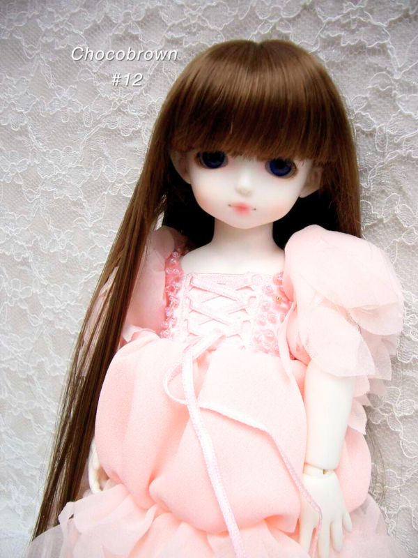 Wig / 6 inch / Long Straight (Chocobrown #12)