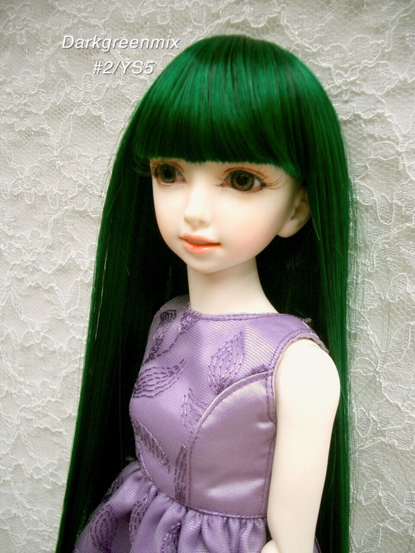 Wig / 6 inch / Long Straight (Darkgreenmix #2/YS5)