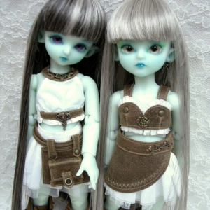 Wig / 6 inch / Long Straight (Darkgreymix #44/60HL)