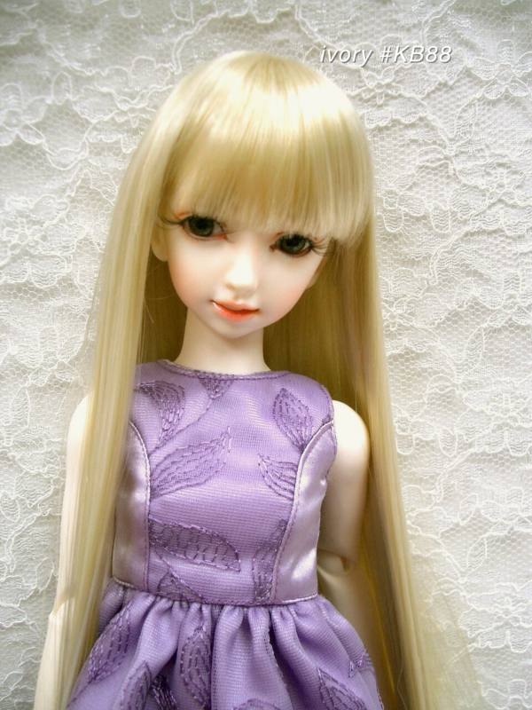Wig / 6 inch / Long Straight (Ivory #KB88)