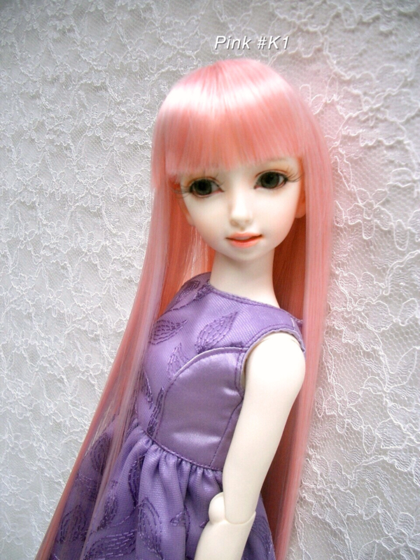 Wig / 6 inch / Long Straight (Pink #K1)