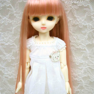 Wig / 6 inch / Long Straight (Metallic pink #25/K1M)