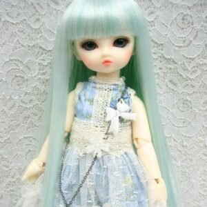 Wig / 6-7 inch / Medium Long Straight (Snow turquoise #K19/B10M)