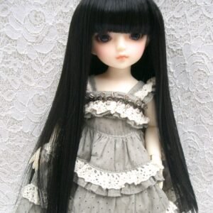 Wig / 6-7 inch / Medium Long Straight (Black #2)