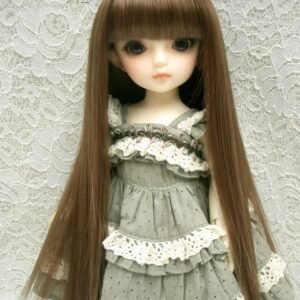 Wig / 6-7 inch / Medium Long Straight (Chocobrown #12)