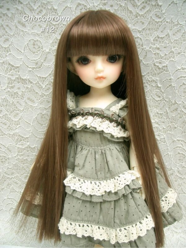 Wig / 6-7 inch / Medium Long Straight (Chocobrown #12)