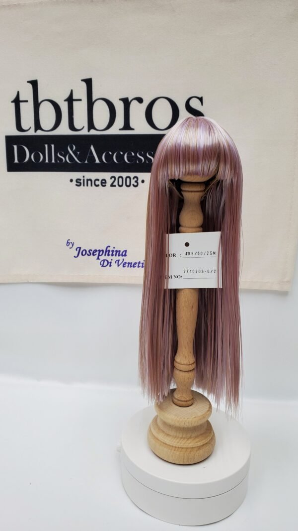 Wig / 6-7 inch / Medium Long Straight (Misty purple #K5/60/25)