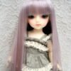 Wig / 6-7 inch / Medium Long Straight (Misty purple #K5/60/25)