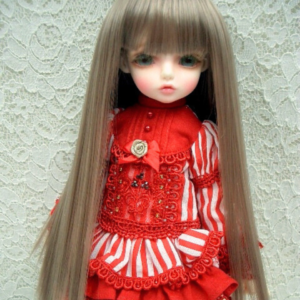 Wig / 6 inch / Medium Long Straight (Almond #22)