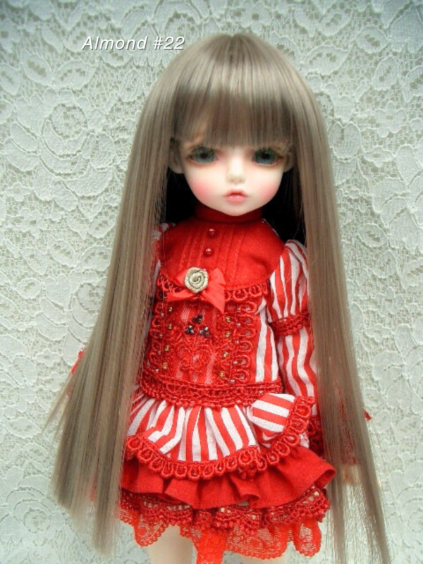 Wig / 6 inch / Medium Long Straight (Almond #22)