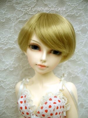 Wig / 6-7 inch / Short Bob (Lightgoldbrown #25)