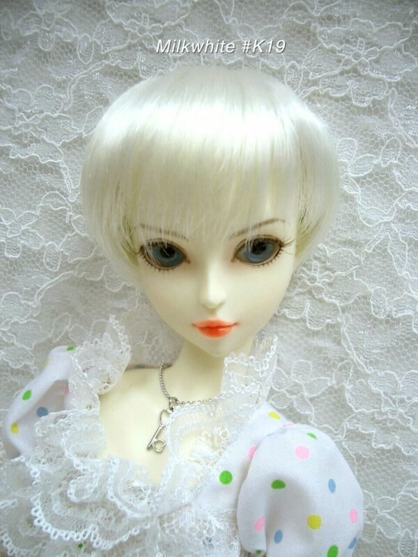Wig / 6-7 inch / Short Bob (Milkwhite #K19)