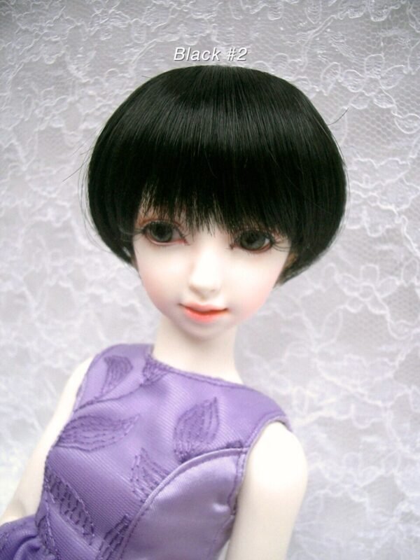 Wig / 6 inch / Short Bob (Black #2)