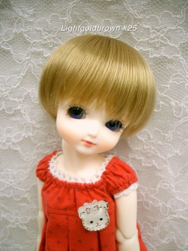 Wig / 6 inch / Short Bob (Lightgoldbrown #25)